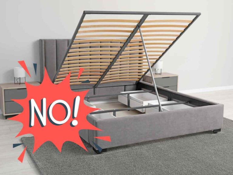 un classico letto contenitore