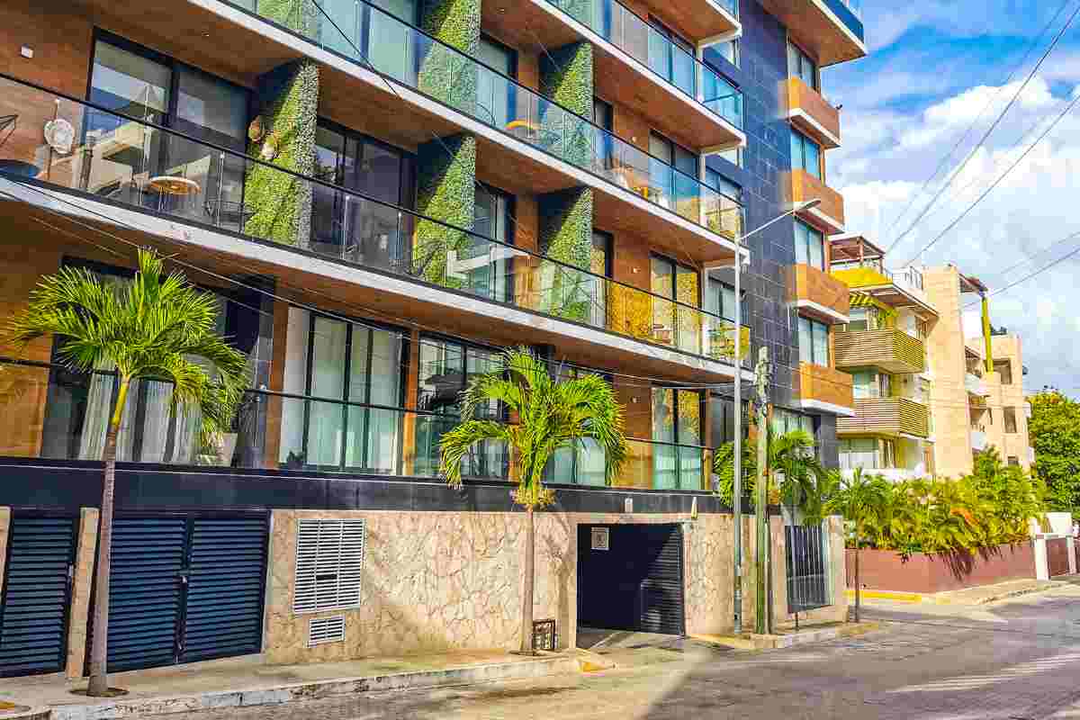 esterno di un condominio