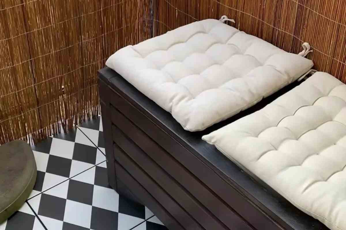 un angolo del balconcino di Elena