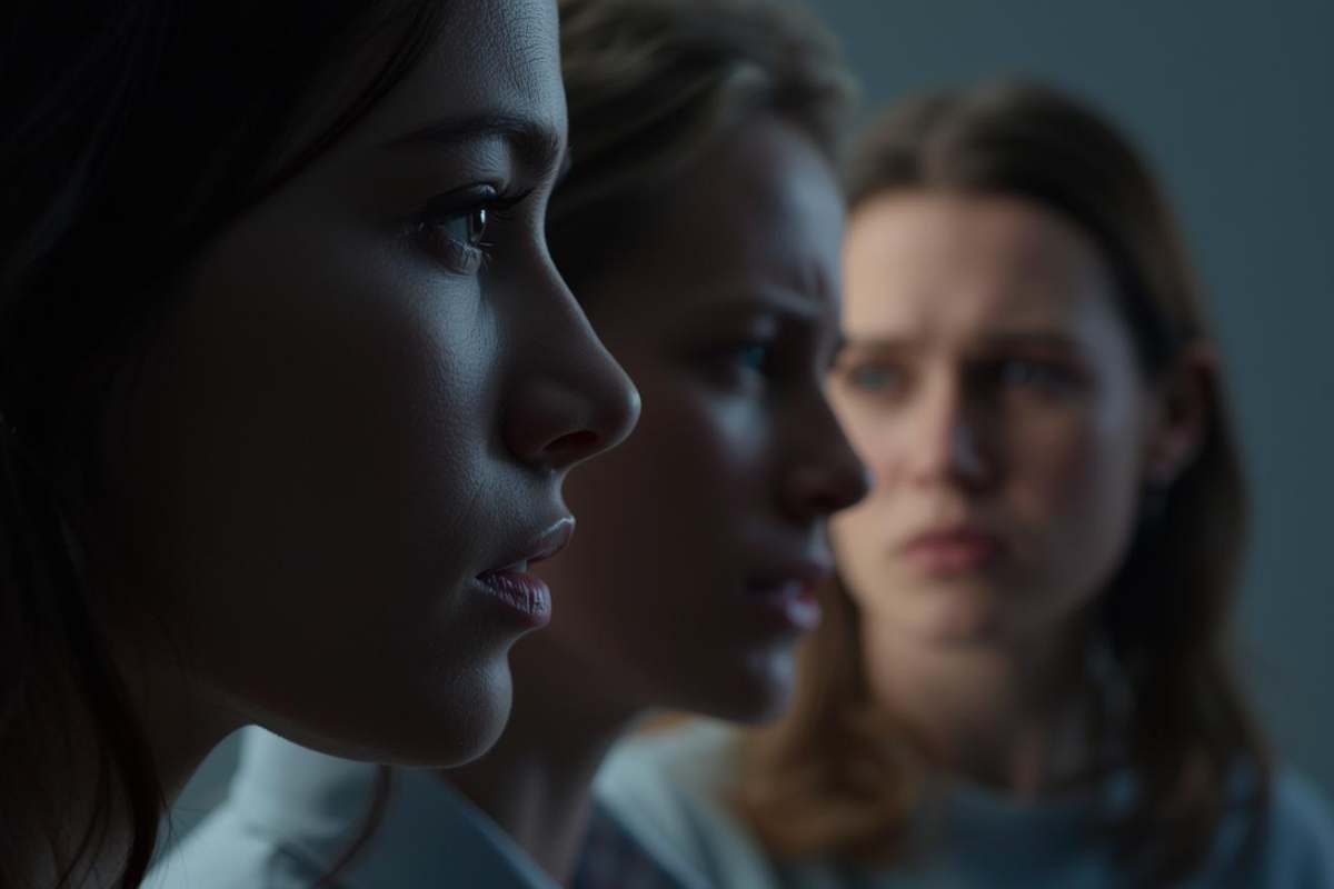 persone che parlano tra loro in maniera emotiva