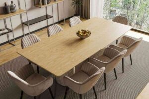 tavolo in legno con sedie