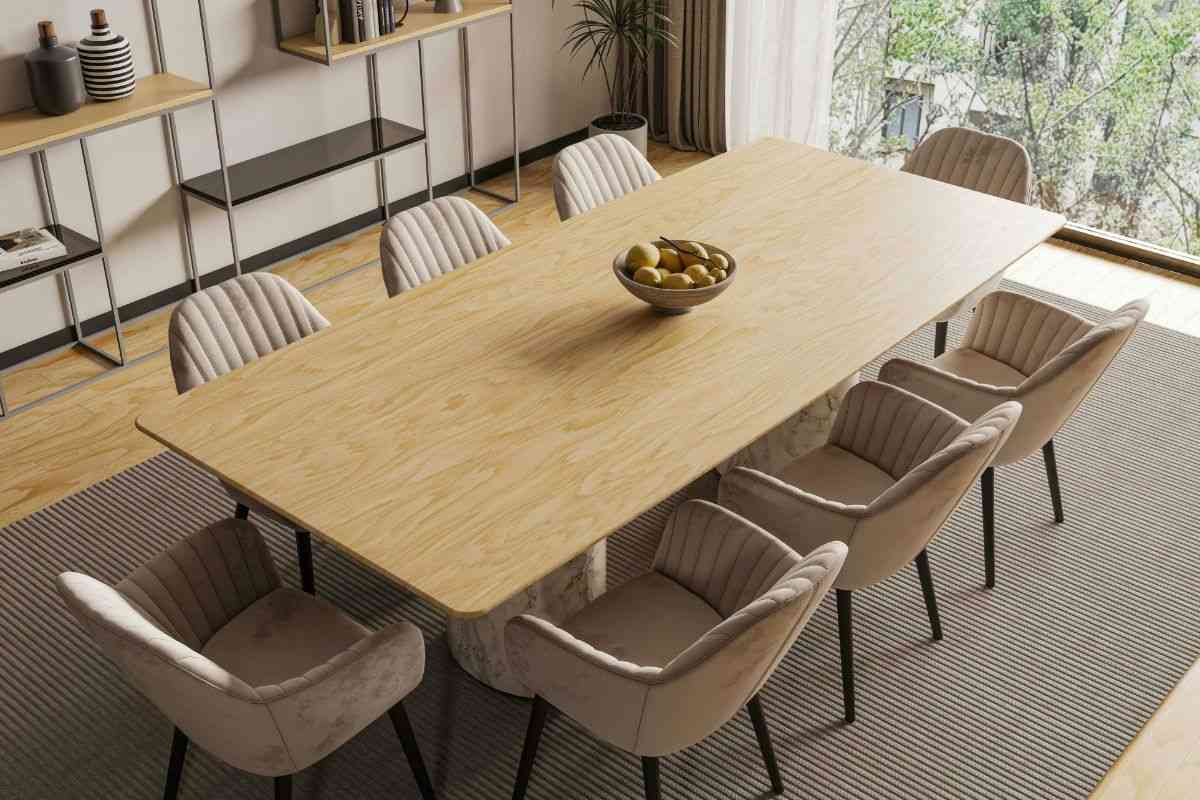 tavolo in legno con sedie
