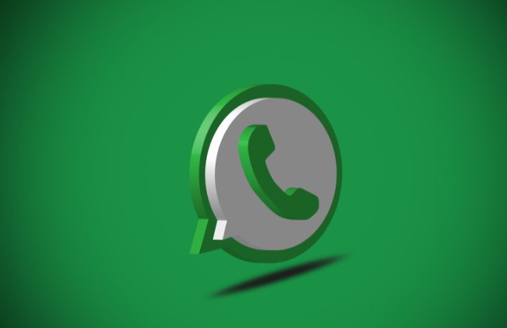 logo whatsapp su sfondo verde