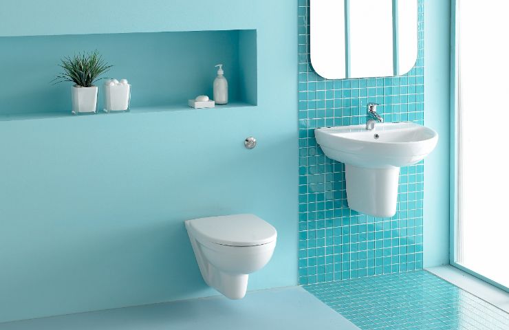 bagno azzurro