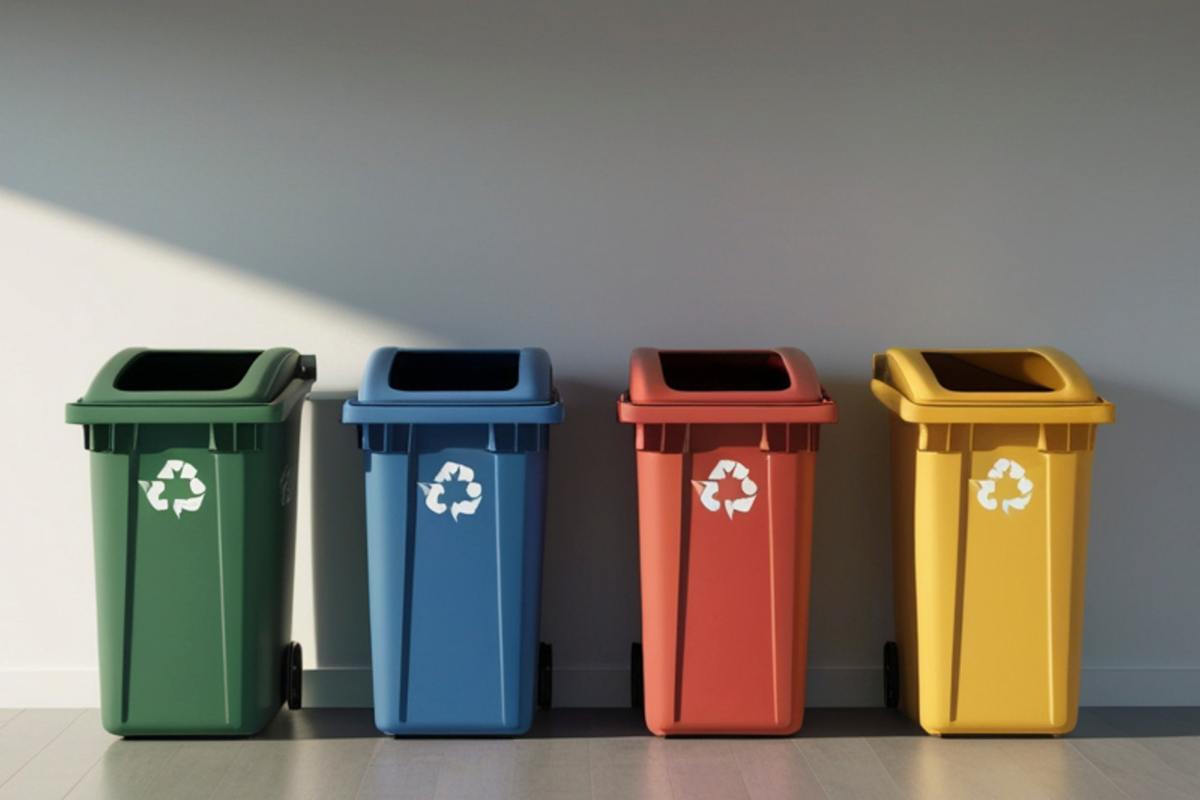 secchi della raccolta differenziata