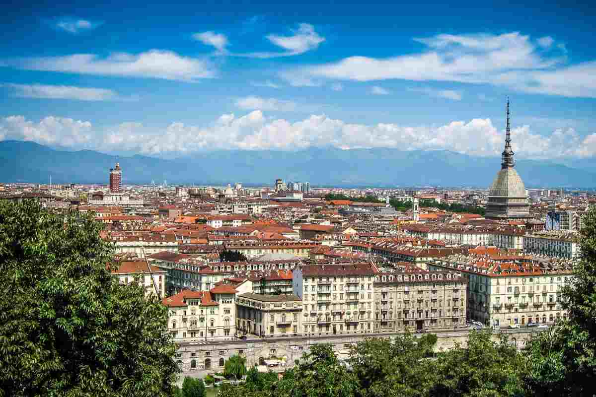 veduta di torino
